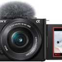 Sony Alpha ZV-E10 - APS-C Interchangeable Lens Mirrorless Vlog Camera Kit - Black