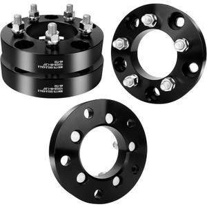 YIZBAP 5x5.5 to 5x4.5 Wheel Adapter, 1.25 inch 5x139.7mm to 5x114.3mm Wheel Adapters 87.1mm Hub Bore with 1/2-20 Thread Pitch