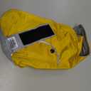 Dog Raincoat Dogs Rain Jacket Reflective Waterproof Pet Clothes Lined Poncho Rainwear Pocket Hooded Leash Hole Adjustable for Small Medium Dogs Puppy,Yellow,XS,Back Length 6.8 Inch