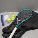 Motionchic 4 Pcs Tennis Rackets for Adult Recreational 4 Players 27" Tennis Racquet Lightweight Tennis Racket with 3 Tennis Balls for Training Beginners with Overgrips Carry Bag