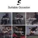 SS COLOR FISH Men Compression Pants Athletic Baselayer Workout Legging Running Tights for Men (Black, XL)