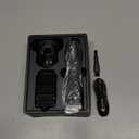 Body Hair Trimmer for Men: Pubic Hair Trimmer with Wireless Charging & 4000K LED Display, Waterproof Wet Dry Body Groomer for Face Legs, 90Min, Ceramic Blade (Mysterious Black)