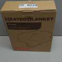 Electric Heated Blanket Full Size 72"x84", Dual-Sided Soft Flannel & Sherpa, LCD Display 10 Heat Settings with 1-12H Timer & Overnight Safe, Bed & Couch, Machine Washable, Light Grey