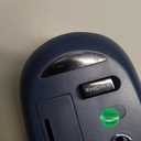 FOPETT Wireless Keyboard and Mouse Combo  2.4G FullSized Cute Colorful Mouse and Keyboard with 104 Round Keys Retro Typewriter Keyboard for Laptop/Windows/PC  Blue Gradient