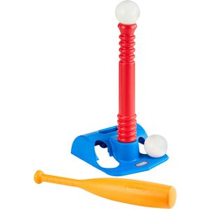 Little Tikes T-Ball Set, Red, 5 Balls, for Toddlers Ages 18+ Months 