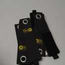 Heavy-Duty Wrap-It Storage Straps, 17-inch (6 Pack) - Extension Cord Organizer, Storage, Cord Straps, Cable Straps for Hoses, Rope, RV, Workshop, Boat, Tools, and Garage Wall Storage and Organization (Black)