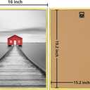 ELSKER&HOME 16x20 Poster Frame 3 Pack, Gold Picture Frame for Horizontal or Vertical Wall Mounting, Sturdy and Scratch-proof