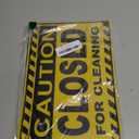 2 PC Closed for Cleaning Sign, 12x8 Coroplast Restroom Closed for Cleaning Signs with Grommets