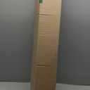 Mangobox Privacy Window Film, Non Adhesive White Strips Vinyl Glass Film,Faux Shutter Blinds Looking Static Cling Glass Covering for Home Office Security Protection UV Blocking(35.4X78.7 inches)