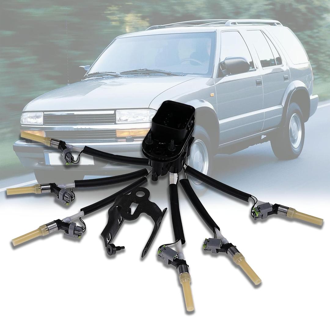 LEVANLIGHT FJ503 Spider Fuel Injector 4.3L V6 Compatible for Chevy Express Silverado 1500 Astro Blazer GMC Sierra Savana 1500 Sonoma 1996-2002 Replace# FJ10565 4G1887 19210688 12568332