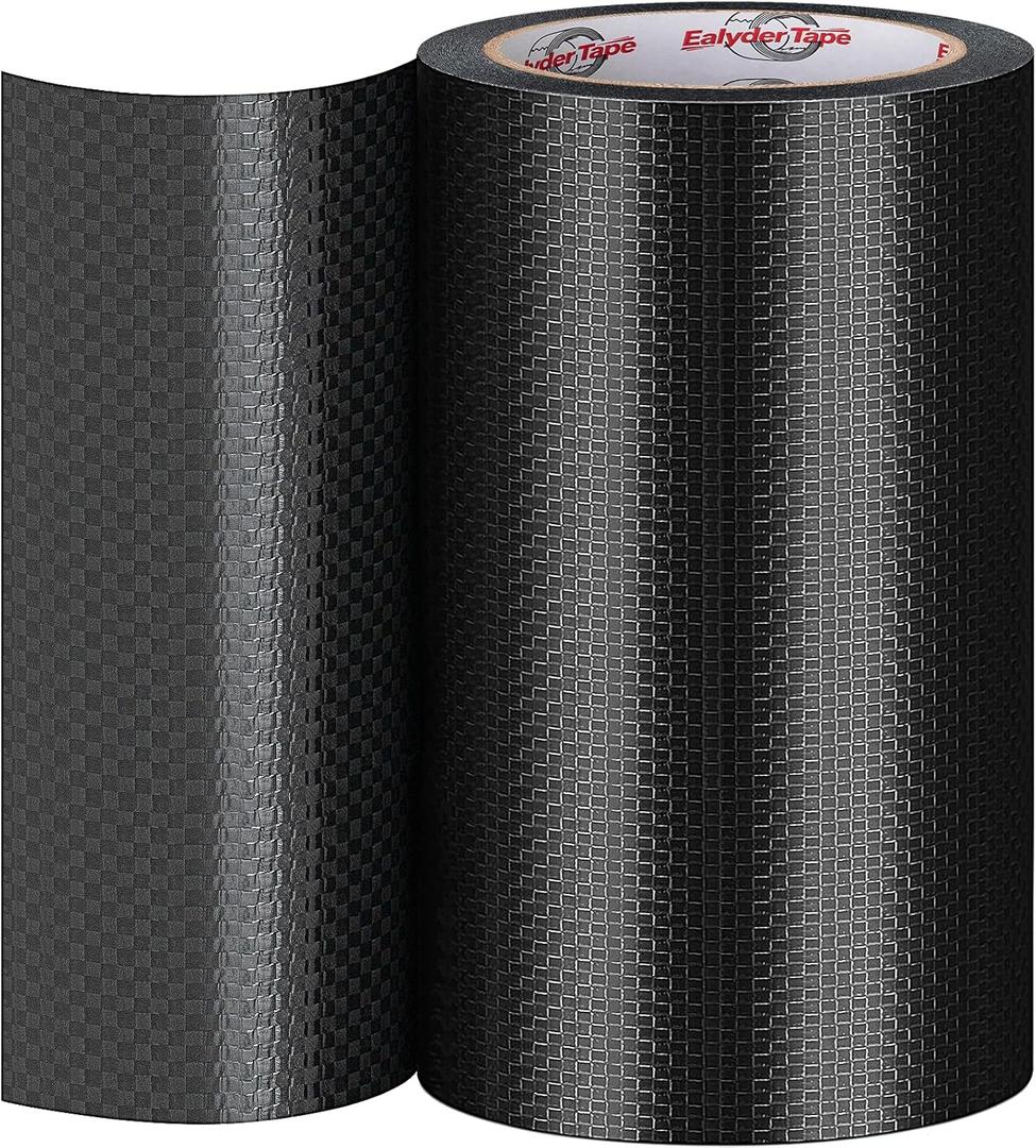 RV Underbelly Tape RV Underbelly Repair Material 8" x 26', Waterproof Flex Belly Tape with Permanent Sealing Adhesive for Mobile Home, Trailer, Camper(Black, 8 Inch x 26 Feet)