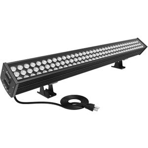 LED Wall Washer Light Bar Super Bright, 108W 5700K Daylight LED Light Bar Heavy Duty Linear Strip Lights, 120VAC 40" Long, Waterproof Outdoor Lighting for Batting Cage Building Church Ads Yard