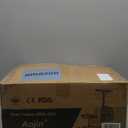 Knee Scooter, 300lbs Capacity, 13" Big PU Seat, All Terrain Foldable Knee Scooter Walker with Bag for Foot Injuries Compact Crutches Alternative (Black)