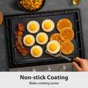 Utheer Stove Top Griddle for Gas & Electric Stove Flat Top Nonstick Reversible Grill & Griddle Pan for Stovetop Cooking, Lightweight Cast Aluminum, PFAS-Free Ceramic Nonstick, 16.3 13