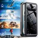 SPIDERCASE for Google Pixel 9a Waterproof Case,[12FT Military Drop Proof] [IP68 Waterproof] [360Full Body Protection] Heavy Duty Protective Cover for Pixel 9a 6.3,Black