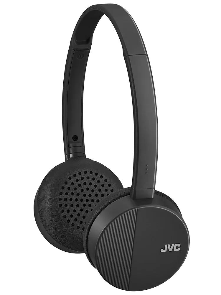JVC HA-S23W Wireless Headphones - On Ear Bluetooth Headphones, Foldable Flat Design, 17-Hour Long Battery Life (Black)