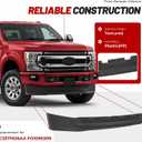 ALMULOO Front Bumper Valance Plastic(PP) Textured Black