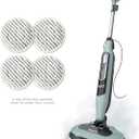 Shark Steam & Scrub Steam Mop, All-in-One Scrubbing and Sanitizing Hard Floor Cleaner, LED Headlights, 4 Dirt Grip Soft Scrub Pads Included, XL Water Tank, Swivel Steering, Hawaiian Grey, S8001