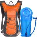 Unigear Hydration Pack Backpack with 70 oz 2L Water Bladder for Running, Hiking, Cycling, Climbing, Camping, Biking (Orange)