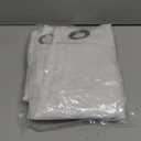 ChrisDowa White 100% Blackout Curtains for Bedroom with Black Liner, 2 Thick Layers Total Blackout Thermal Insulated Grommet Window Curtains 2 Panels Set (Pure White, 42 x 84 Inch)