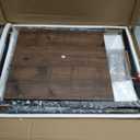 BON AUGURE End Table, Small Side Table for Living Room, Night Stand, Bedside Tables with 2-Tier Storage Shelves for Bedroom, Small Spaces (Rustic Oak)