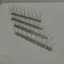 PANGCH Bird Spikes,Stainless Steel Bird Spikes Metal Bird Spikes Fence Spikes Easy to Install - 5 Strips 4.1 Feet Coverage