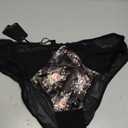 City Chic Plus Size Panties, Romy Print Shorty (18-20 Plus, Black Floral)