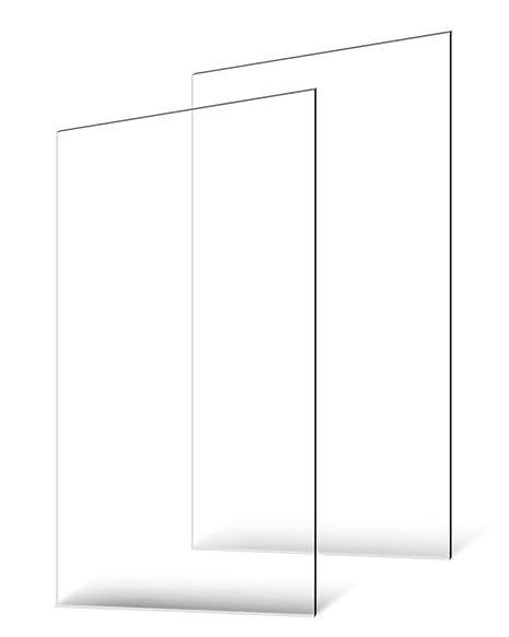 Plexiglass Acrylic Sheets, 2-Pack Plastic Sheet, 24 x 48 Inch 1/8 Inch Thick Clear Plastic Cast Transparent Glass for Crafting Projects, Replacement Picture Frame Glass, DIY Display, Easy to Cut, Count of 3 