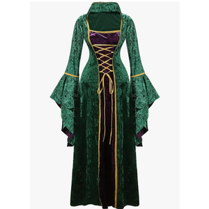 Winifred Sanderson Sisters Costumes Women Hocus Pocus Costume Dress Witch Cosplayy Halloween Costumes 2XL