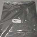 Myir JUN Dual Sided Faux Leather Placemats Set of 6 Indoor/Outdoor Square Non-Slip Washable Table Mats (Gray Cream-White)