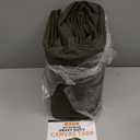 Xpose Safety Canvas Tarp - 10oz Olive Drab Canvas Tarps Heavy Duty Water Resistant with Brass Grommets- Multipurpose Outdoor Tarpaulin for Camping, Canopy, Trailer, Equipment Cover 14' x 16'