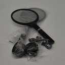 YISSVIC Electric Fly Swatter Bug Zapper Racket 4000V LED Screen Dual Modes Fly Zapper Rechargeable for Indoor Home Office Backyard Patio Camping (Black-2 Pack)