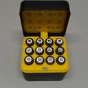 12 Pack Rechargeable Lithium AA Batteries 3600mWh 1.5V, 2000 Cycles with 12-Slot Smart Charger & LED Indicators, Ultra-Long Lasting Power for High-Drain Devices - Cost-Effective & Reliable