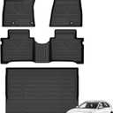 Floor Mats & Cargo Liner for Kia NIRO & NIRO Hybrid 2023 2024 2025 (Not for EV & PHEV) All Weather Automotive TPE Liners Set Anti-Slip Waterproof Floor Liners Accessories