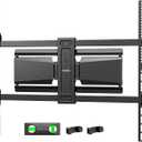monTEK Heavy Duty Ultra Slim TV Wall Mount for 50-100 Inch TVs Up to 185lbs, Swivel & Tilt & Extension Wall Mount TV Bracket with Articulating Dual Arms, 16/18" Studs Low Profile Full Motion tv Mount