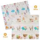 Baby Play Mat, 79 x 71 Inches Extra Large Foldable Play Mats for Babies and Toddlers, Waterproof & Anti-Slip Portable Baby Floor Mat for Tummy Time, Foam Baby Mat for Floor with Travel Bag