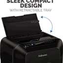 Fellowes AutoMax 100MA 100-Sheet Micro-Cut Autofeed 2-in-1 Paper Shredder for Office/Small Office