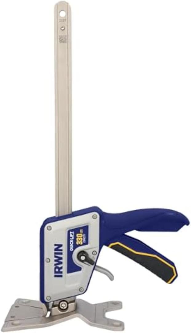 IRWIN Quick-Lift Construction Jack, Hand Lifting Jack Tool, Multifunctional, Lift up to 10" and Lift Capacity 330 lbs (IRHT83100)