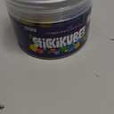 KOMARC GAMES StickiKubes, Mini Stacking Cubes That Stick to Anything, Non Toxic Kid Safe Sticky Blocks, Creative Construction Toy - 125 Cubes, 4 Colors, Tub (Multicolor)