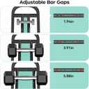 3 Tier Dumbble Rack - 360LB Capacity Adjustable Dumbbell Storage Rack Space-Saving Home Gym Weight Rack For Dumbbells And Kettlebells With Hooks (Dumbbell Rack Stand Only)