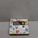 ZENO Jumbo Acrylic Paint Markers – 9 Vibrant Colors, 3-in-1 15mm Chisel Tip, Waterproof Jumbo Poster Markers for Rocks, Wood, Glass, Fabric, DIY Crafts, Thick Paint Markers for Artists & Kids