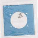 Leviton 2-Gang Power Receptacle Wallplate, Flush Mount, Standard Size, Device Mount, 302 Stainless Steel, S701-40