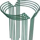 LEOBRO Plant Support, 8PCS Peony Cages and Supports, Plant Stakes for Indoor Plants, Outdoor Plants, Metal Garden Stakes, Plant Holders, Tomato Monstera Hydrangea Support Cage, 10" W x 15.8" H