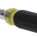 Klein Tools 32809MAG 9-in-1 Multi-Nut Driver Tool, Magnetic SAE Pass Through Driver with Hex Nut Sizes 3/16 to 3/4-Inch