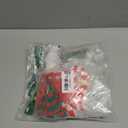 Polar Bear Christmas Decorations, Polar Bear Plush with Scarves in 3 Colors, Christmas Tree Ornaments Rustic Home Decor Gift for Kids Girl Boy Woman-4 Pcs