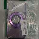 MZELQ Compatible with iPhone 16 Case Plating Magnetic [Support for Magsafe] Bling Glitter Sparkly Back Diamond Camera Lens Cover Crystal Matte Luxury Case for Girls Women -Purple