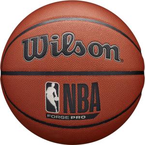 WILSON NBA Forge Pro Indoor/Outdoor Basketball - Brown, Size 6-28.5"