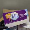 Puffs Facial Tissue Ultra Soft Non-Lotion, 8 Rectangle Boxes, 124 Facial Tissues per Box, Allergies and Colds