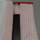 EWEADN C98 Wired Keyboard and Mouse Combo, Wired Computer Keyboard with Wrist Rest, Double-Shot Keycaps, Silent RGB Backlit Keyboards for Windows/PC/Laptop - Pink