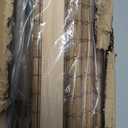 UNISHADES Cordless Bamboo Roman Shades for Windows, Blinds Size (46.5" W 48" H) Colour (Highfield Teak)